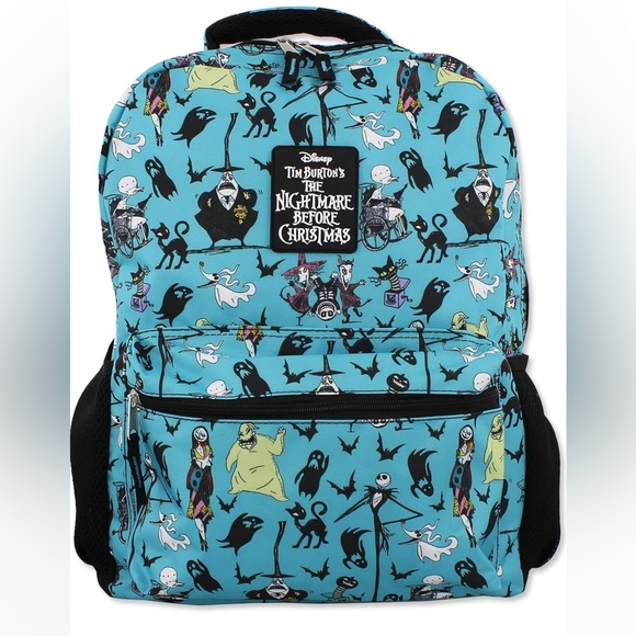 Disney Nightmare Before Christmas - 16Inch School Backpack (One Size, Teal) - Picture 2 of 7